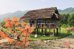 Thanh niên Hương Sơn đầu tư mô hình du lịch trải nghiệm