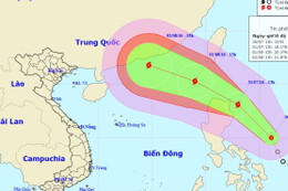 Biển Đông lại sắp có bão mới