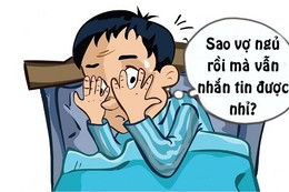 Vợ anh ngủ thật rồi!
