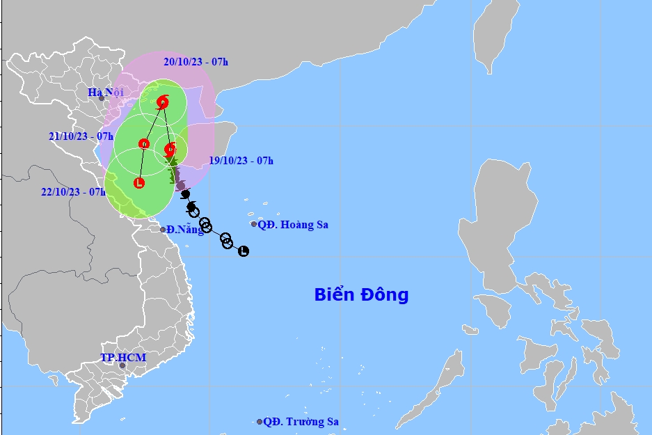 Tin mới nhất về cơn bão số 5