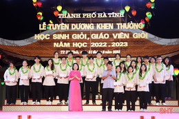 TP Hà Tĩnh tôn vinh 239 học sinh giỏi, giáo viên giỏi