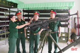 Bộ CHQS Hà Tĩnh kiểm tra nhiệm vụ quân sự, quốc phòng năm 2023