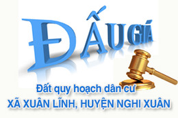 Đấu giá QSD đất vùng quy hoạch dân cư tại Nghi Xuân