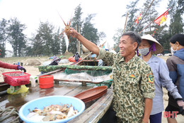 Ngư dân Hà Tĩnh đón nhiều “lộc biển”