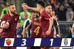 Thua sốc Roma, Juventus chưa thể đăng quang sớm