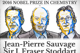 Giải Nobel Hóa học 2016 vinh danh máy phân tử