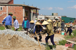 Hà Tĩnh hoàn thành kế hoạch làm giao thông nông thôn năm 2018