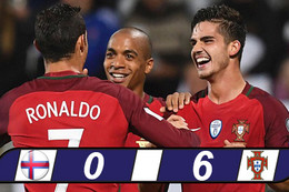 Andre Silva lập hat-trick, Bồ Đào Nha đánh tennis trước Đảo Faroe