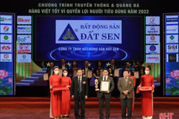 Công ty Bất động sản Đất Sen đạt Top 20 thương hiệu Vàng Việt Nam