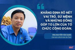 Lan tỏa tinh thần đổi mới, sáng tạo, xây dựng Công đoàn Hà Tĩnh vững mạnh toàn diện