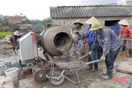 “Mỗi người làm việc bằng hai”, Kỳ Anh tăng tốc xây dựng nông thôn mới