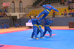 Gay cấn màn võ thuật tại Giải Vô địch Vovinam toàn quốc tổ chức tại Hà Tĩnh