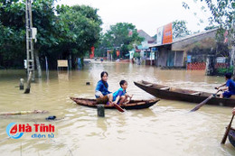 Cẩm Xuyên hối hả ứng phó mưa lũ và xả tràn Kẻ Gỗ