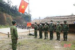 In dấu màu áo xanh biên phòng trên tuyến đầu chống dịch Covid-19