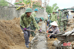 Cựu chiến binh Lộc Hà góp 120 ngàn ngày công xây dựng nông thôn mới