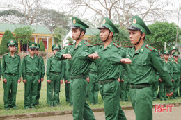 Chiến sỹ biên phòng Hà Tĩnh trưởng thành sau 1 tháng nhập ngũ