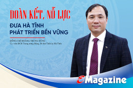 Đoàn kết, nỗ lực đưa Hà Tĩnh phát triển bền vững