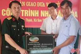 Hương Sơn khánh thành, bàn giao nhà văn hóa cộng đồng