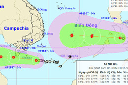 Đúng 20 năm sau bão Linda, bão và áp thấp nhiệt đới hướng vào Nam Bộ