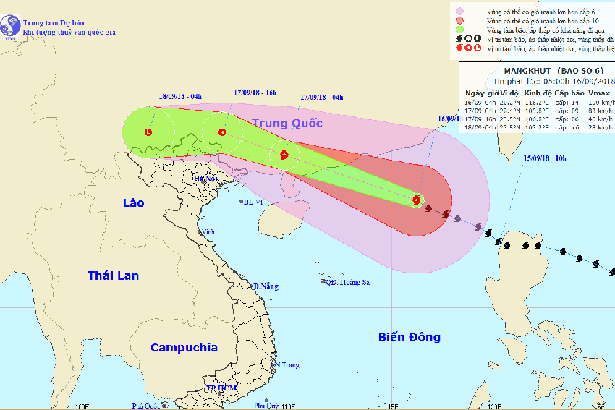 Hà Tĩnh ít chịu ảnh hưởng siêu bão Mangkhut