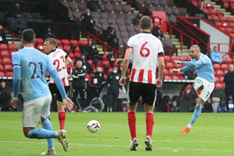 Kết quả Sheffield United 0-1 Man City: Thắng lợi toát mồ hôi