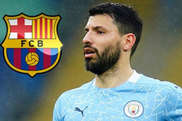 Aguero gia nhập Barca 2 năm với mức lương bèo bọt