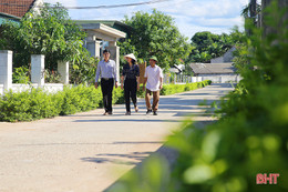 Phố đẹp trong làng quê Hà Tĩnh