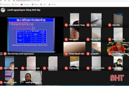 Dạy học trực tuyến giúp học sinh Hà Tĩnh tạm dừng đến trường - không dừng việc học