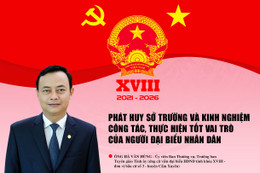 Phát huy sở trường và kinh nghiệm công tác, thực hiện tốt vai trò của người đại biểu nhân dân