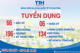 Ngày hội tuyển dụng hàng trăm vị trí việc làm tốt nhất tại Hà Tĩnh