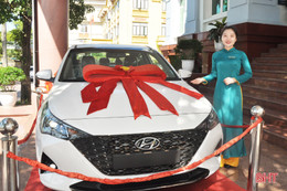 BIDV Hà Tĩnh xác định chủ nhân trúng ôtô Hyundai Accent