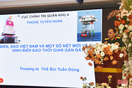 Tập huấn chính sách, pháp luật về biển, đảo cho cán bộ, phóng viên