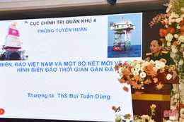 Tập huấn chính sách, pháp luật về biển, đảo cho cán bộ, phóng viên