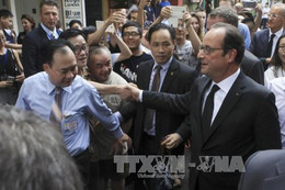 Báo Pháp đưa đậm nét chuyến thăm của Tổng thống Hollande tới Việt Nam