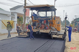 Lộc Hà huy động nguồn lực hoàn thành các tiêu chí NTM