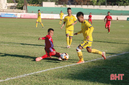 U15 Hà Tĩnh thua SLNA trong trận ra quân vòng loại Giải U15 Quốc gia