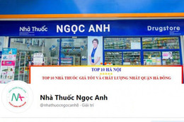 Nhà thuốc Ngọc Anh - chất lượng vàng trong từng sản phẩm