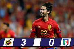 Isco lập cú đúp, Tây Ban Nha ngắt chuỗi bất bại của Italia