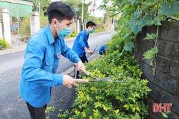 Hơn 200 đoàn viên thanh niên Nghi Xuân hưởng ứng “Ngày chủ nhật xanh”