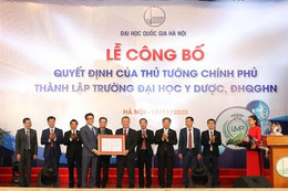 Công bố quyết định lập Đại học Y Dược thuộc Đại học Quốc gia Hà Nội