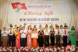 Chung kết hội thi cán bộ kiểm tra cơ sở giỏi các đảng bộ huyện, thị