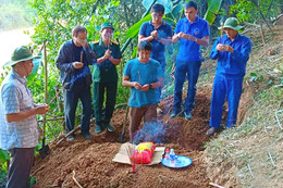 Tìm kiếm, quy tập 5 hài cốt liệt sỹ Việt Nam trên đất bạn Lào