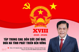 Ứng cử viên Võ Trọng Hải: Tập trung cao, dồn sức chỉ đạo, đưa Hà Tĩnh phát triển bền vững