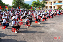 Các địa phương ở Hà Tĩnh phát động Tháng hành động vì trẻ em