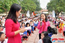 Học sinh tiểu học TP. Hà Tĩnh chung tay tiết kiệm điện