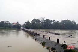 Lũ trên các sông Ngàn Sâu, Ngàn Phố đang lên nhanh