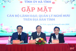 Tỉnh ủy Hà Tĩnh gặp mặt cán bộ lãnh đạo, quản lý đã nghỉ hưu qua các thời kỳ