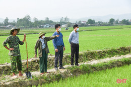 Trưởng thôn tâm huyết vận động Nhân dân dồn điền đổi thửa ở Kỳ Anh