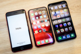 iPhone XR so dáng iPhone XS Max và 8 Plus