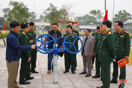 Khánh thành công trình “Dân vận khéo” của lực lượng vũ trang